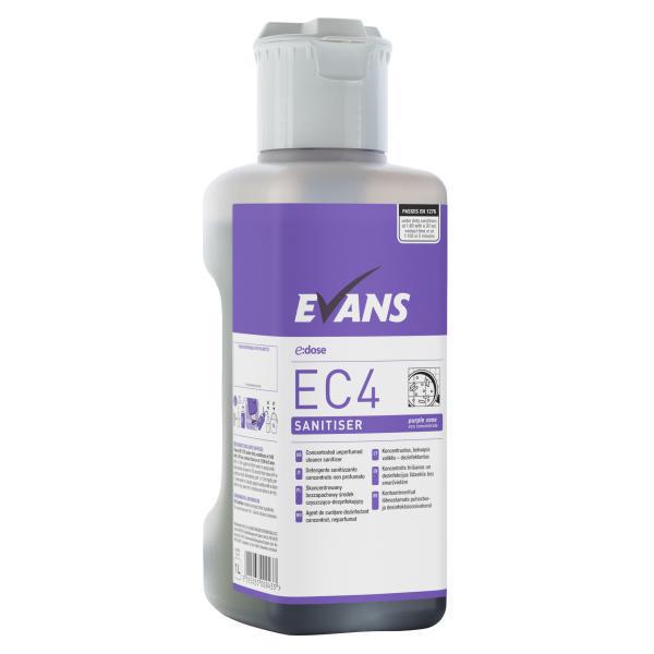 Eco EC4 Cleaner Sanitiser (New Formulation) 1L SINGLE